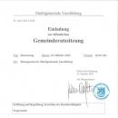 Einladung zur Gemeinderatssitzung am 24. Oktober 2024