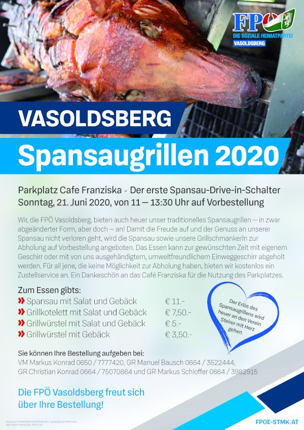 Spansaugrillen Vasoldsberg